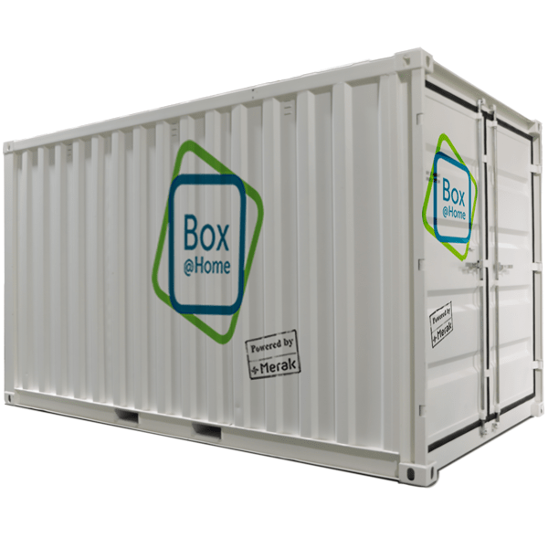 Une XXL Box de Box@Home avec un volume de stockage de 24m³.