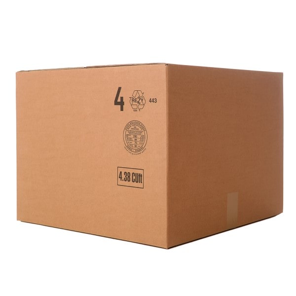 A medium cardboard removal box